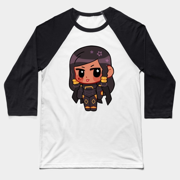 Anubis Pharah Baseball T-Shirt by giraffalope